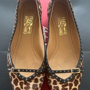 Women's Ferragamo Audrey Ballerina Flats US6.5